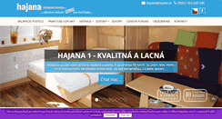 Desktop Screenshot of hajana.sk