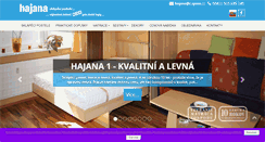 Desktop Screenshot of hajana.cz
